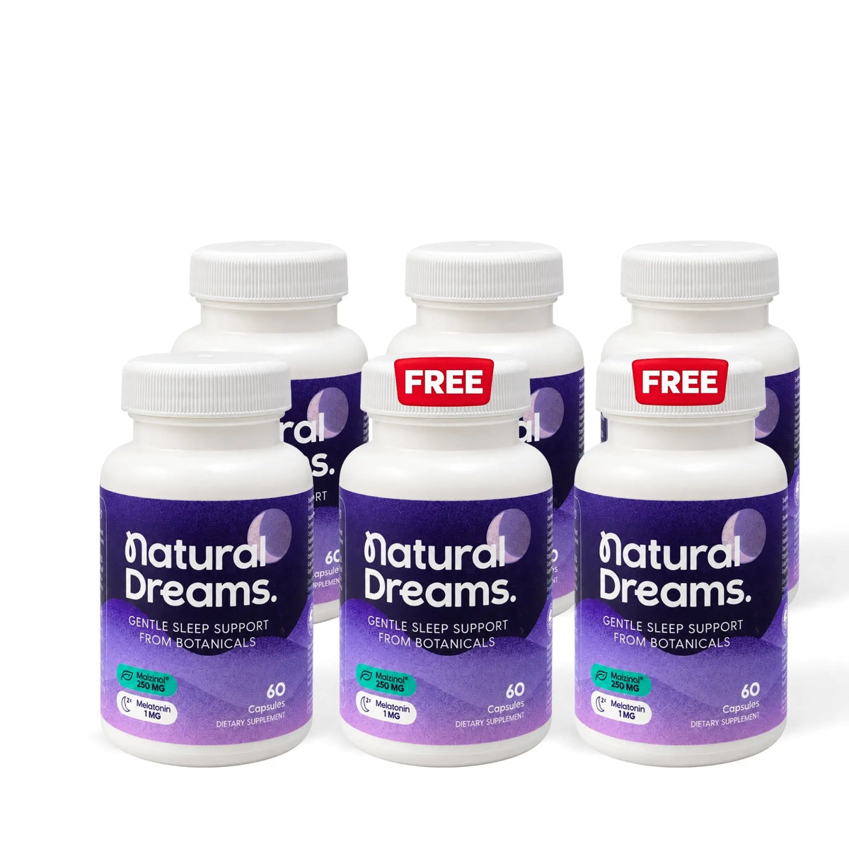 Natural Dreams 1mg Melatonin – Deep Sleep Support