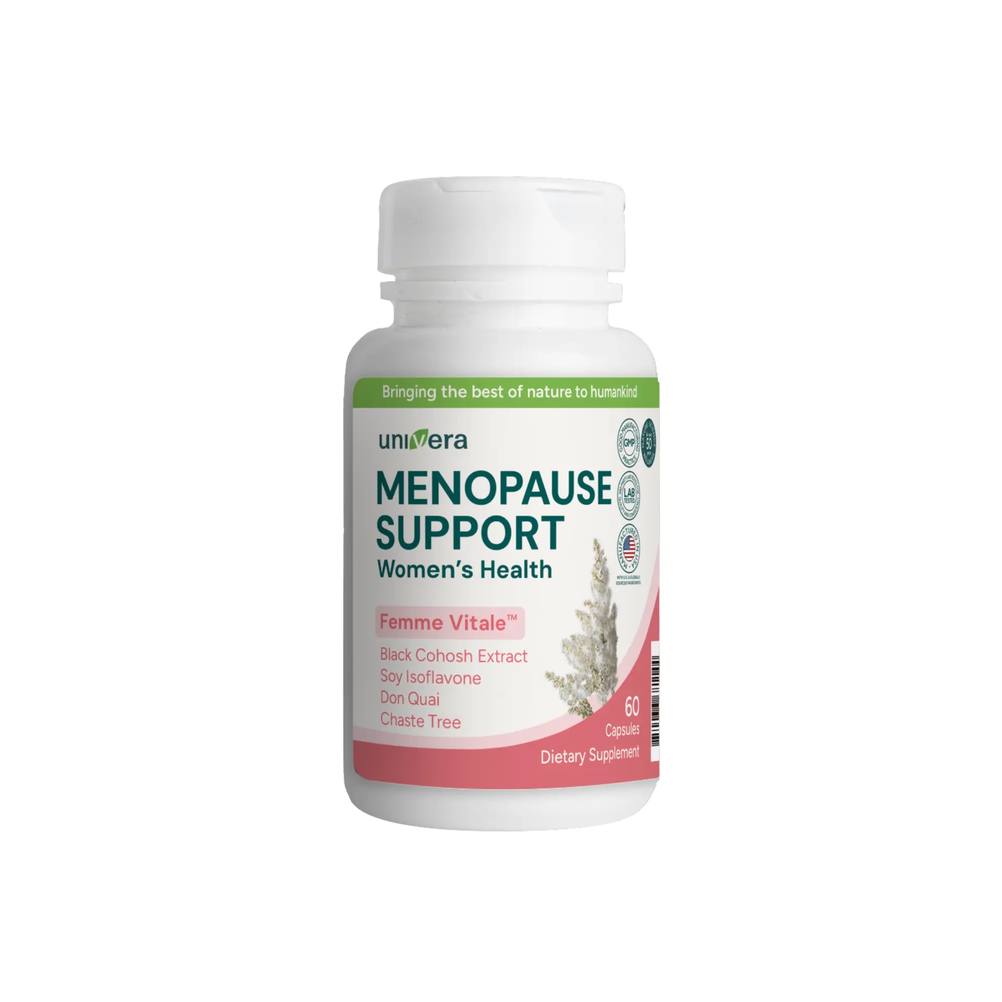 a supplement named menopause support femme vitale by Univera