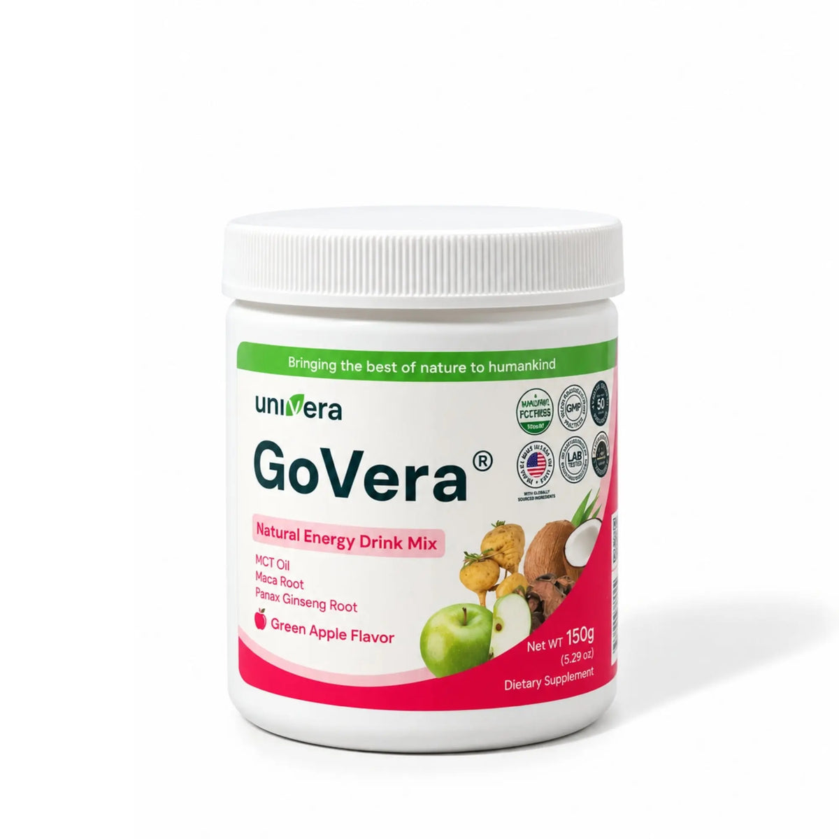 GoVera Apple – Natural Energy Drink Mix