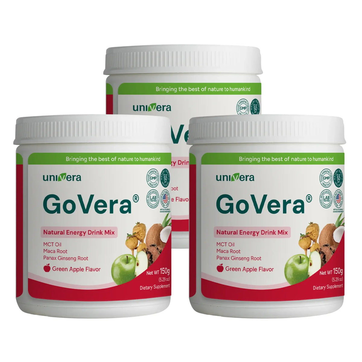 GoVera Apple – Natural Energy Drink Mix