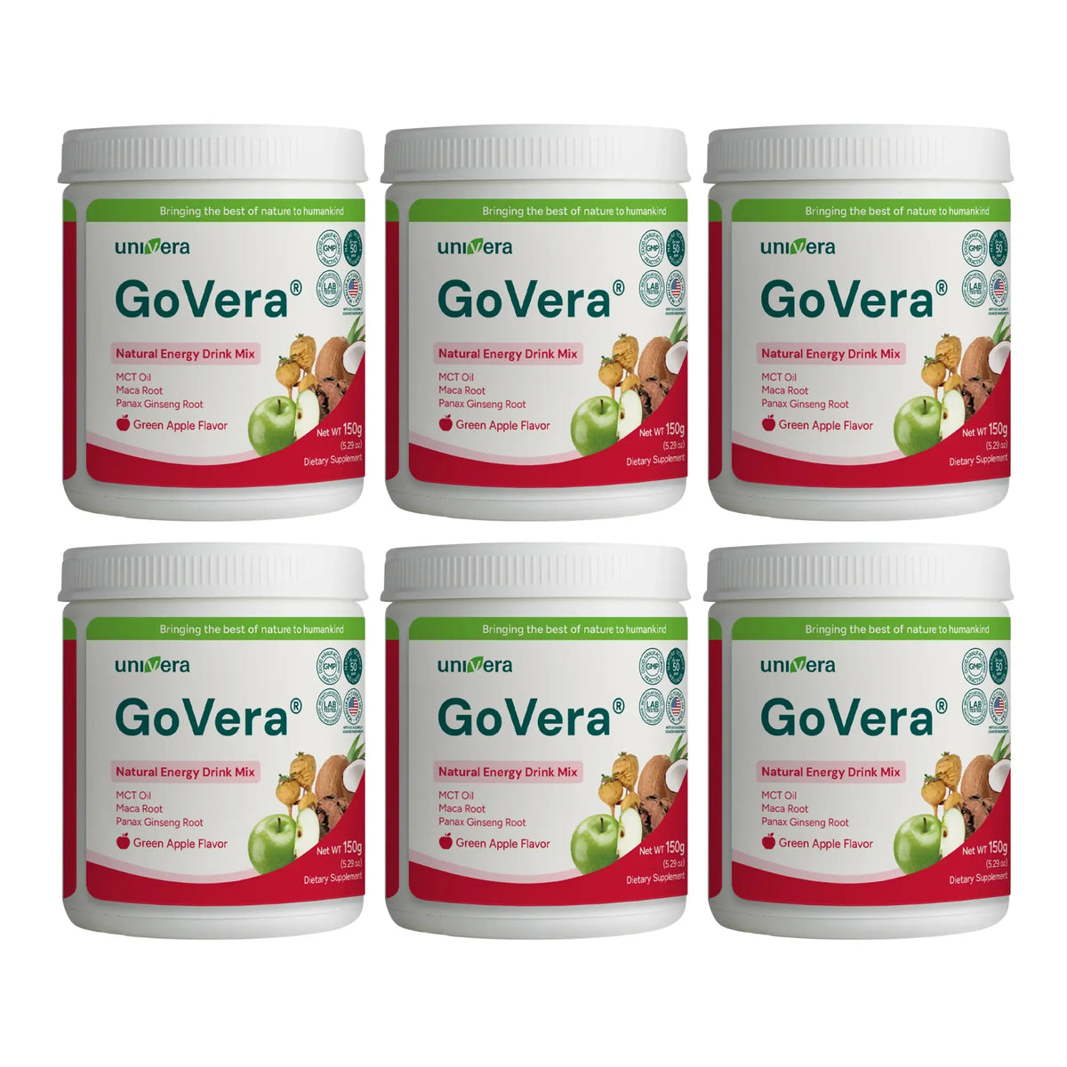 GoVera Apple – Natural Energy Drink Mix