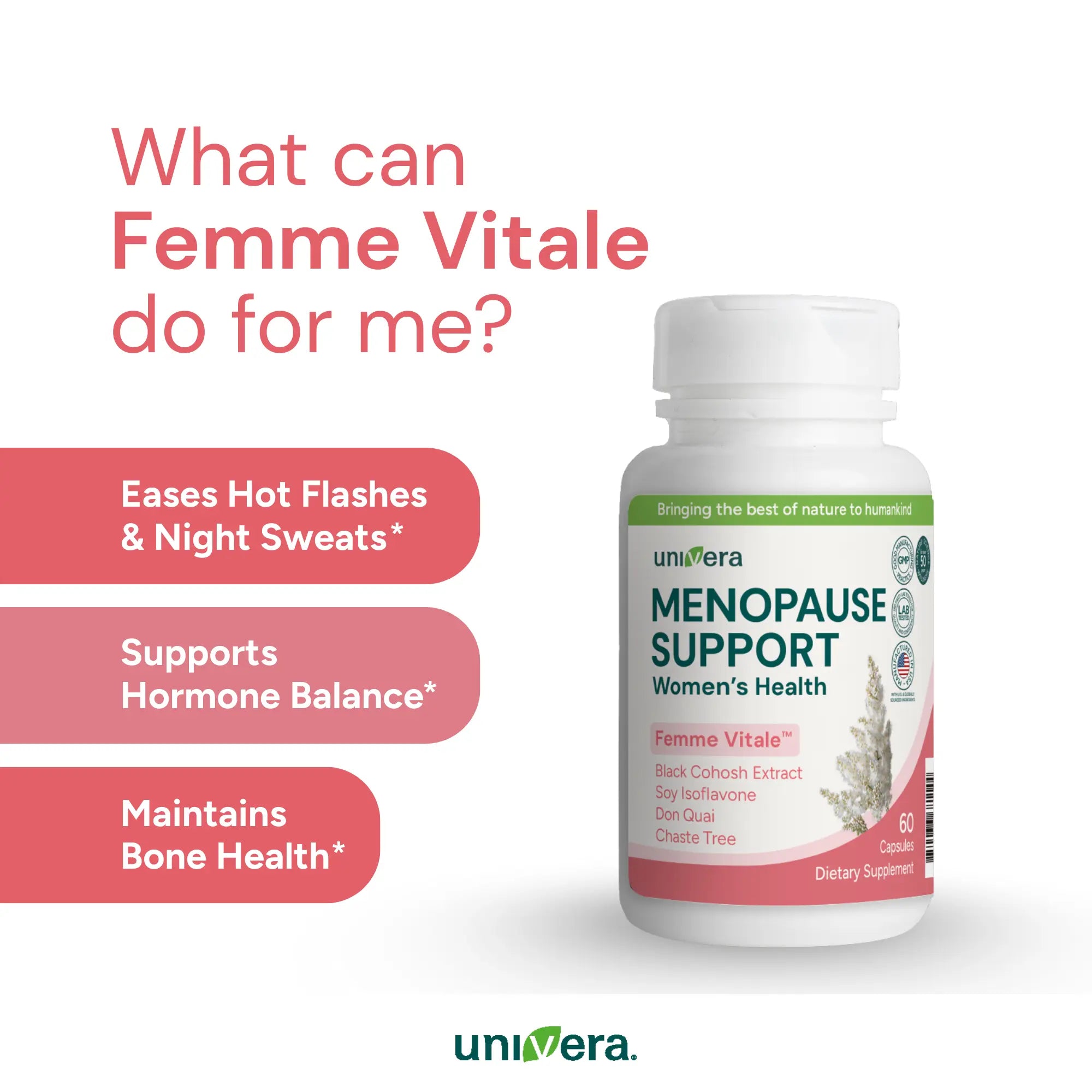 femme vitale by Univera for its benefits