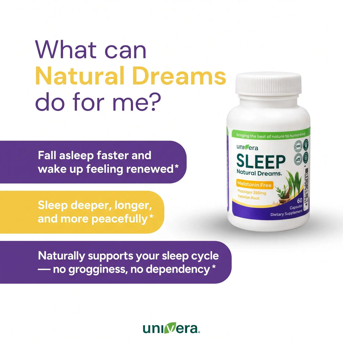 Natural Dreams Melatonin-Free - Deep Sleep Support