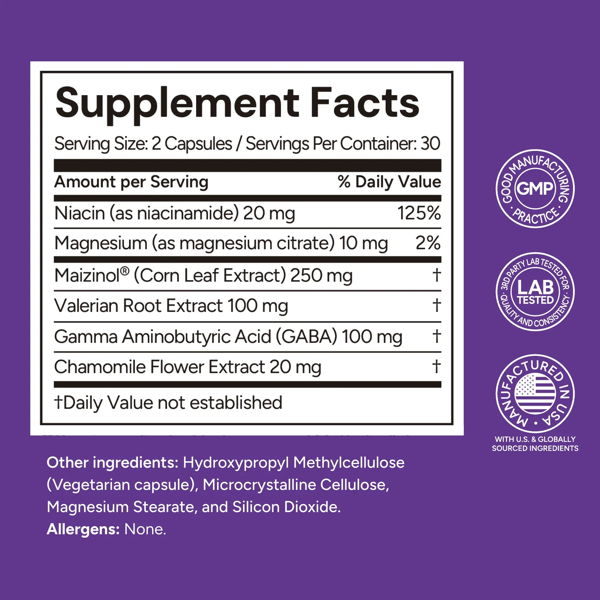 Natural Dreams Melatonin-Free Univera USA