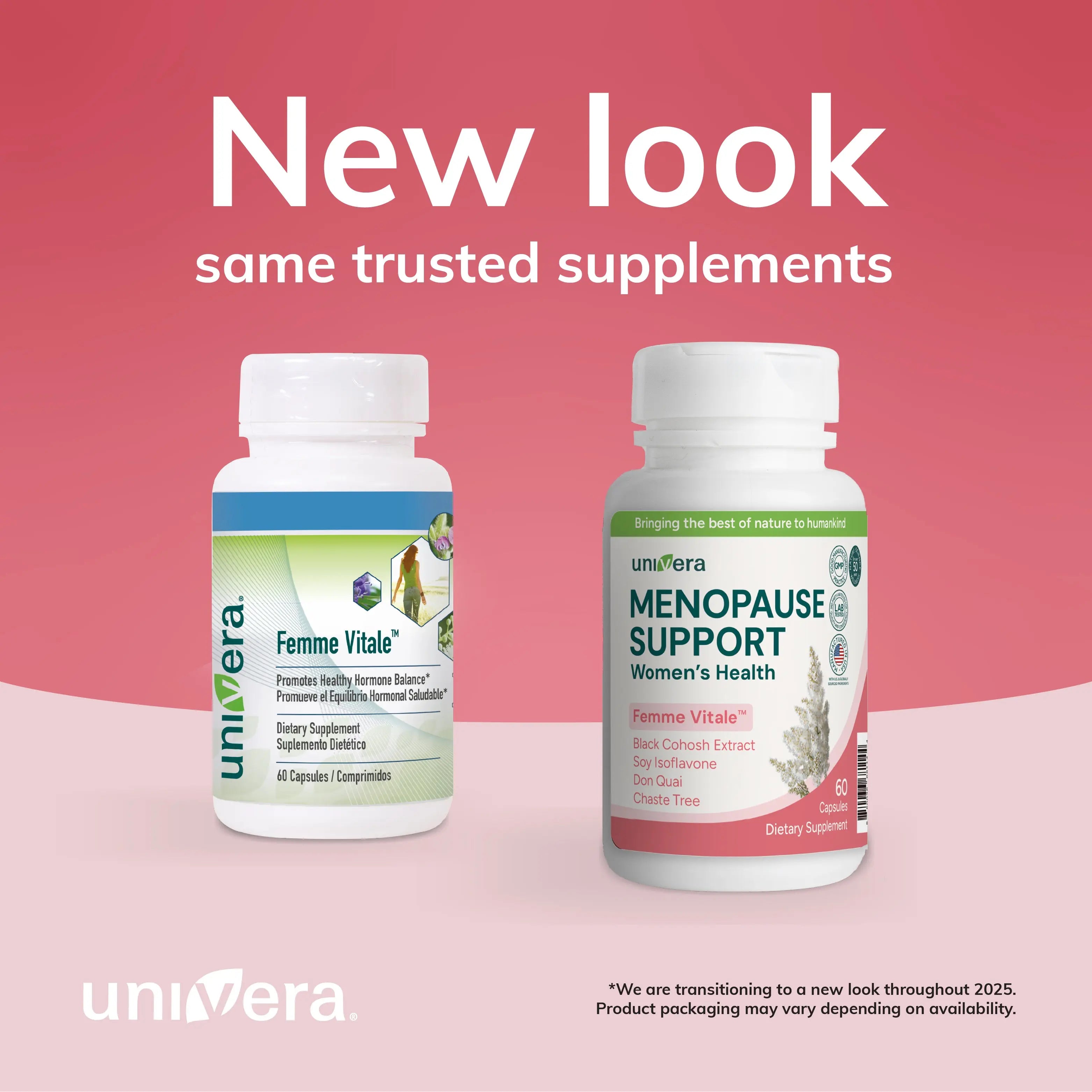 new look supplement from old packaging to new packaging