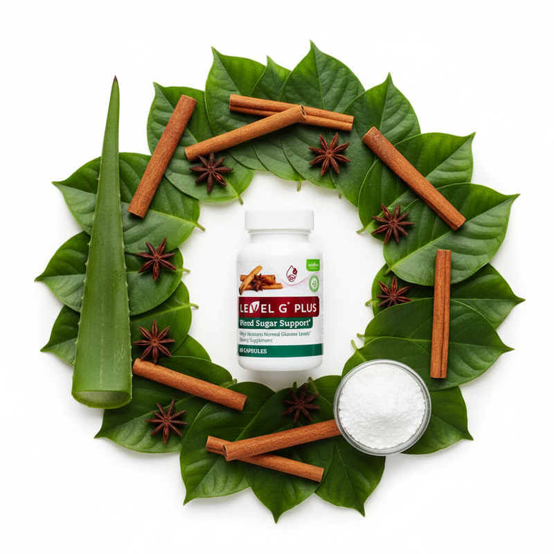 Level G Plus – Corrected Bottle Flat Lay