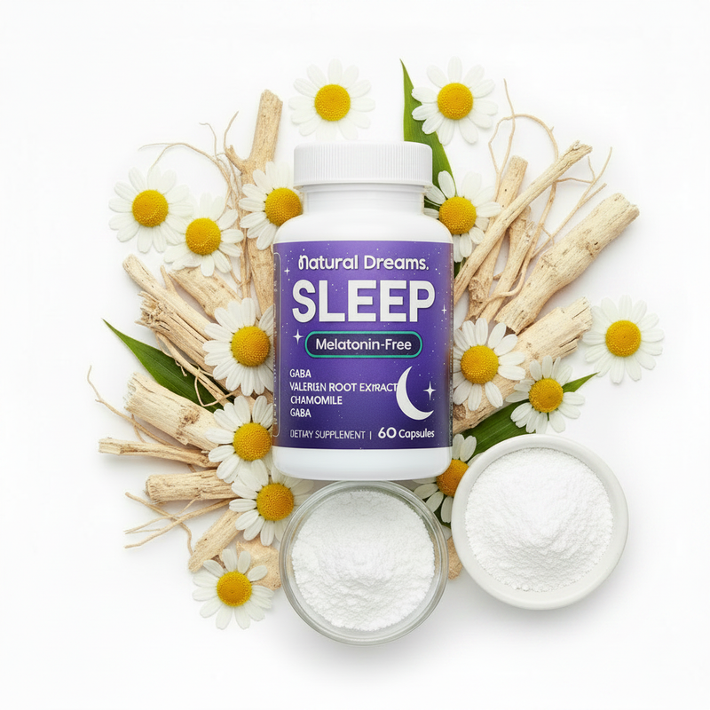 Natural Dreams Melatonin-Free – With Magnesium/Niacin Dish