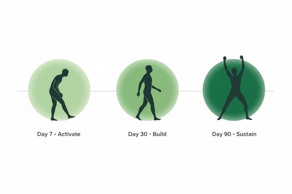 RegeniCARE 3-Phase Journey Timeline