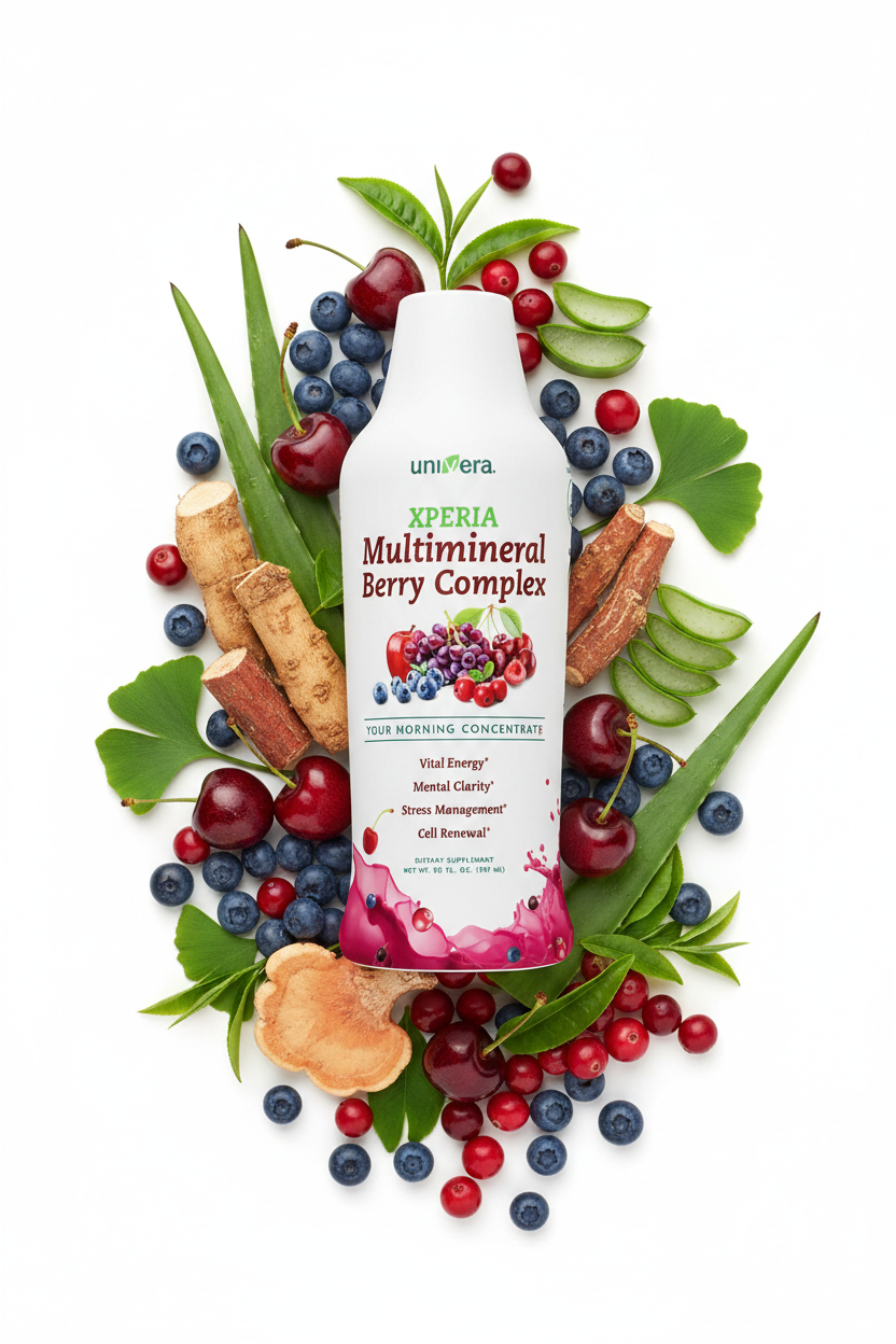 Xperia Multimineral Berry Complex – Botanical Product Shot
