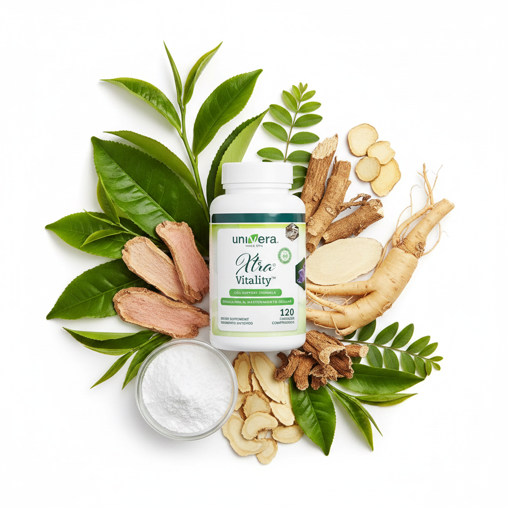 Xtra Vitality – Botanical Product Shot