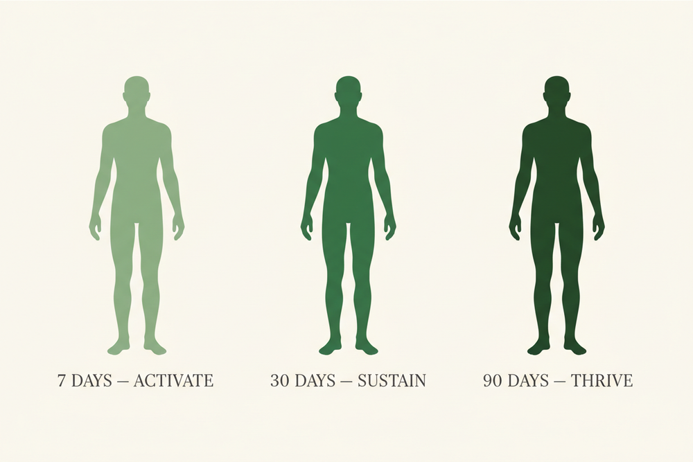 Xtra Vitality Journey Timeline